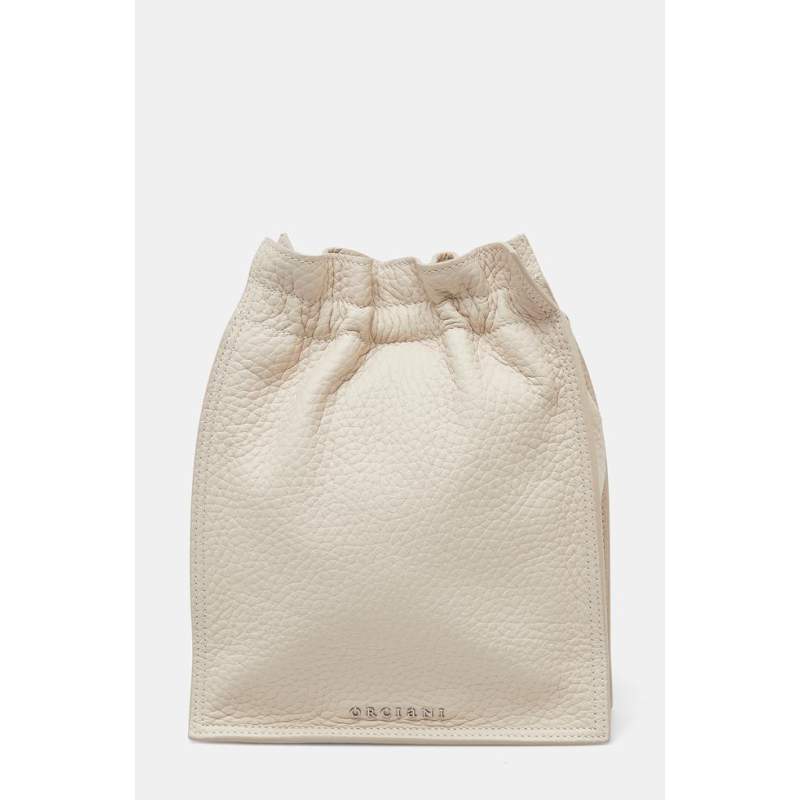 Orciani ECRU LEATHER BAG