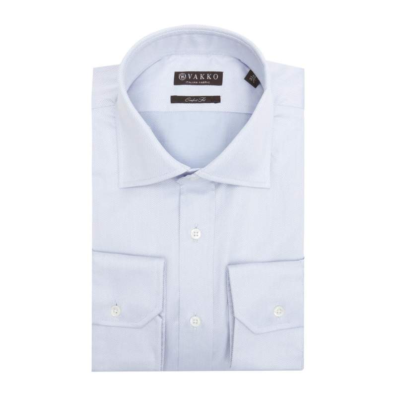 VAKKO MICRO PRINTED CLASSIC SHIRT