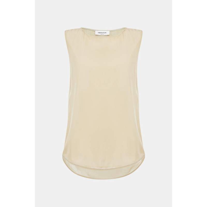 Fabiana Filippi BEIGE SLEEVE BLOUSE