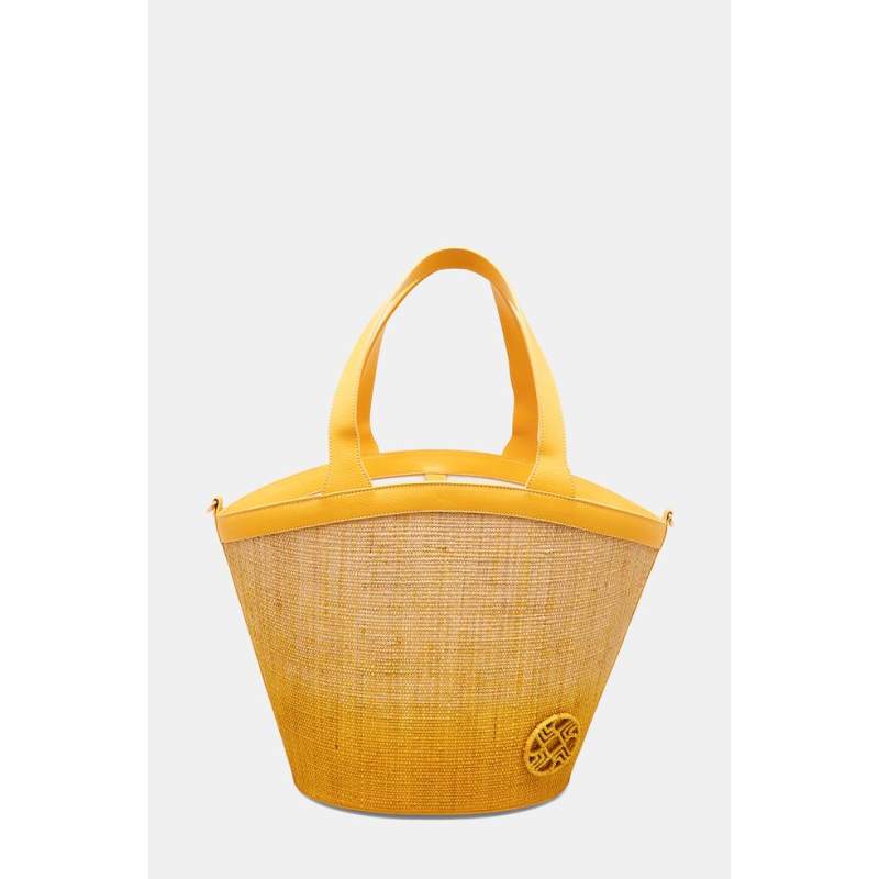 Doum BEIGE RAFFIA BAG