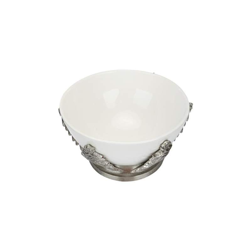 VAKKO PINE DETAILED CERAMIC SERVICE BOWL