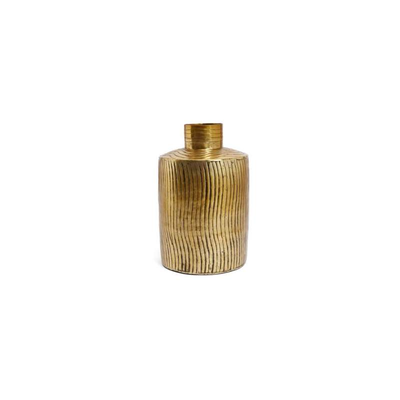 VAKKO ANTIQUE GOLD DECORATIVE VASE SMALL SIZE