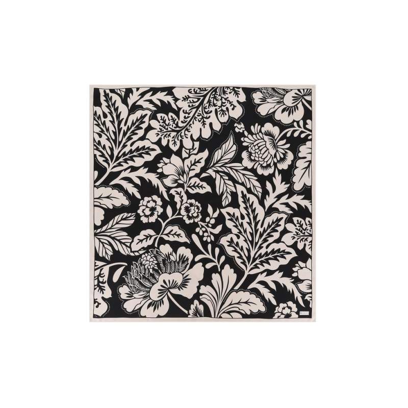 VAKKO FLORAL PATTERNED SILK SCARF