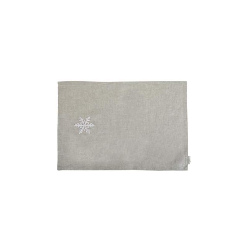 VAKKO SKINNESS EMBROIDERED HAND TOWEL, Natu