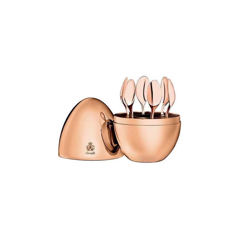 CHRISTOFLE SPOON SET - MOOD COFFEE PRECIOUS