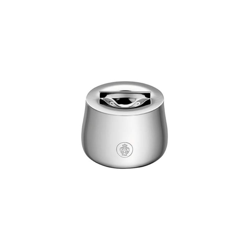 CHRISTOFLE SUGAR CONTAINER - SILVER TIME