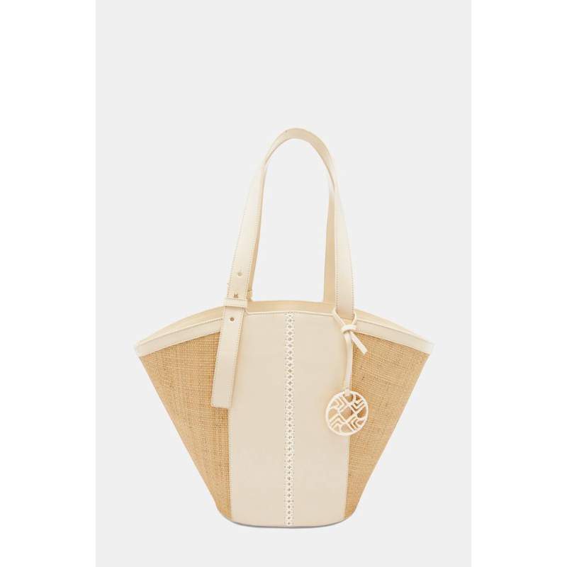 Doum BEIGE RAFFIA BAG