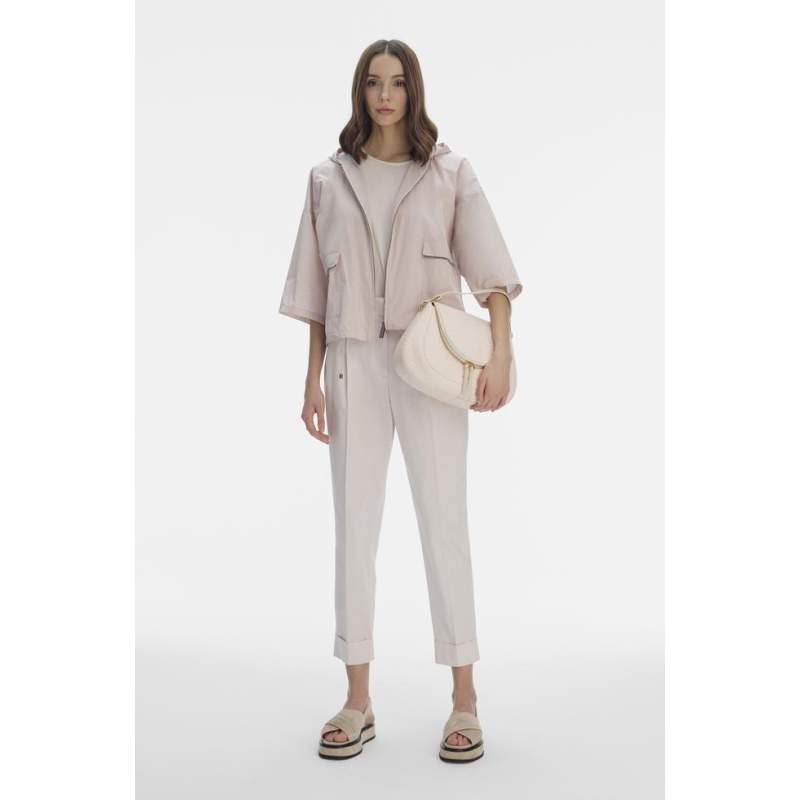 Vakko POWDER SEQUINED SILK BLOUSE