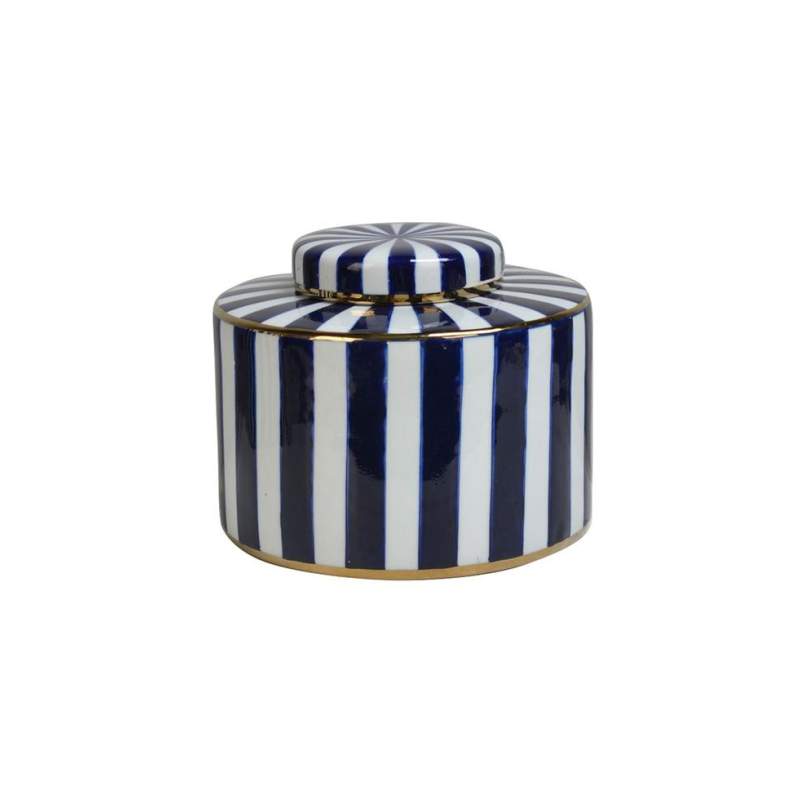 VAKKO BLEU BLANC VASE