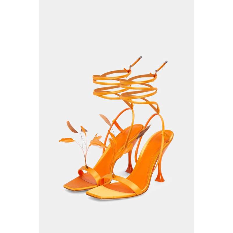 3 Juin ORANGE EVENING SHOES