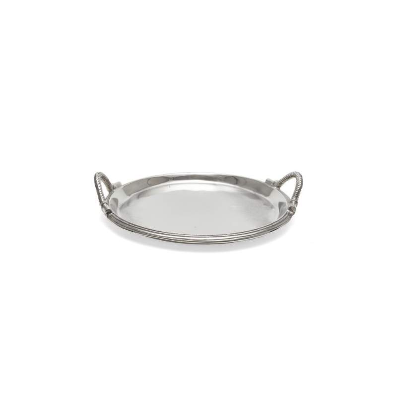 VAKKO METAL ROPE PATTERNED TRAY