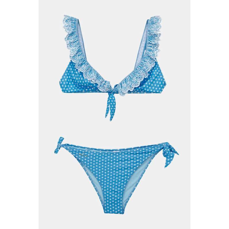 Pin Up Stars BLUE ROLLER BIKINI