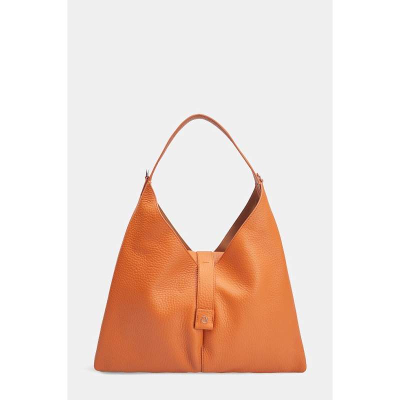 Orciani ORANGE LEATHER BAG