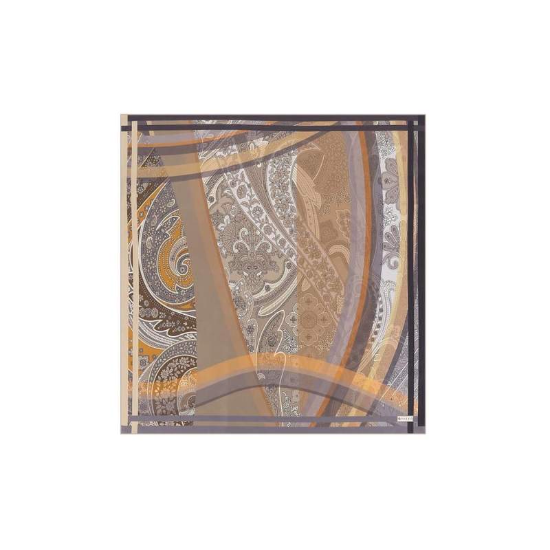 VAKKO PATTERNED SILK BANDANA