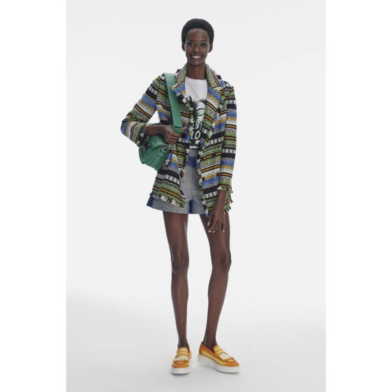 Vakko MULTI-COLORED Double Breasted JACKET