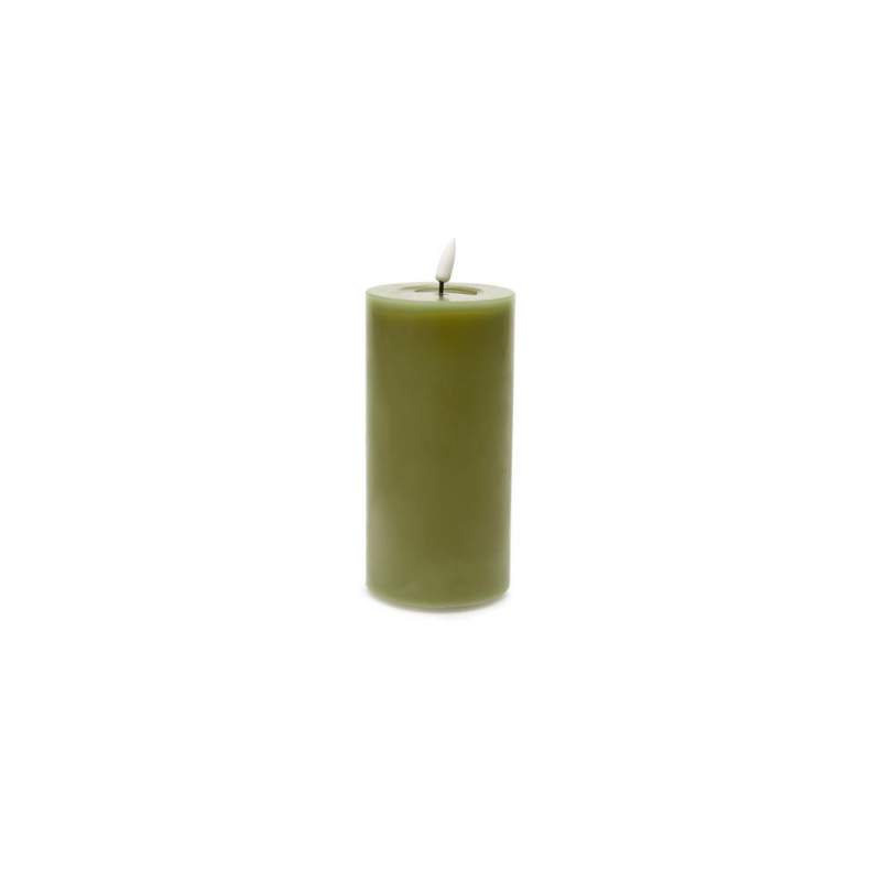 Vakko LED LIGHTED GREEN CANDLE