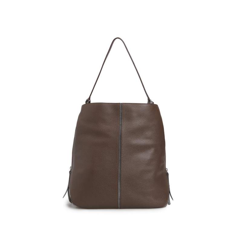 Vakko BROWN LEATHER BAG