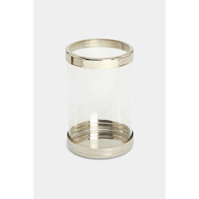 Vakko SILVER-GLASS CANDLE HOLDER