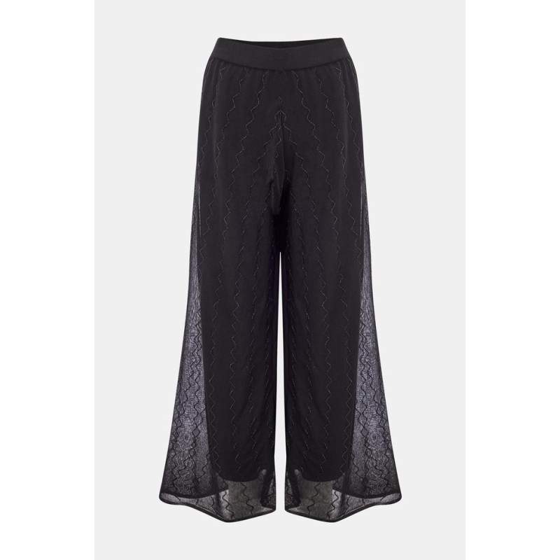 Vakko BLACK FLAT PANTS