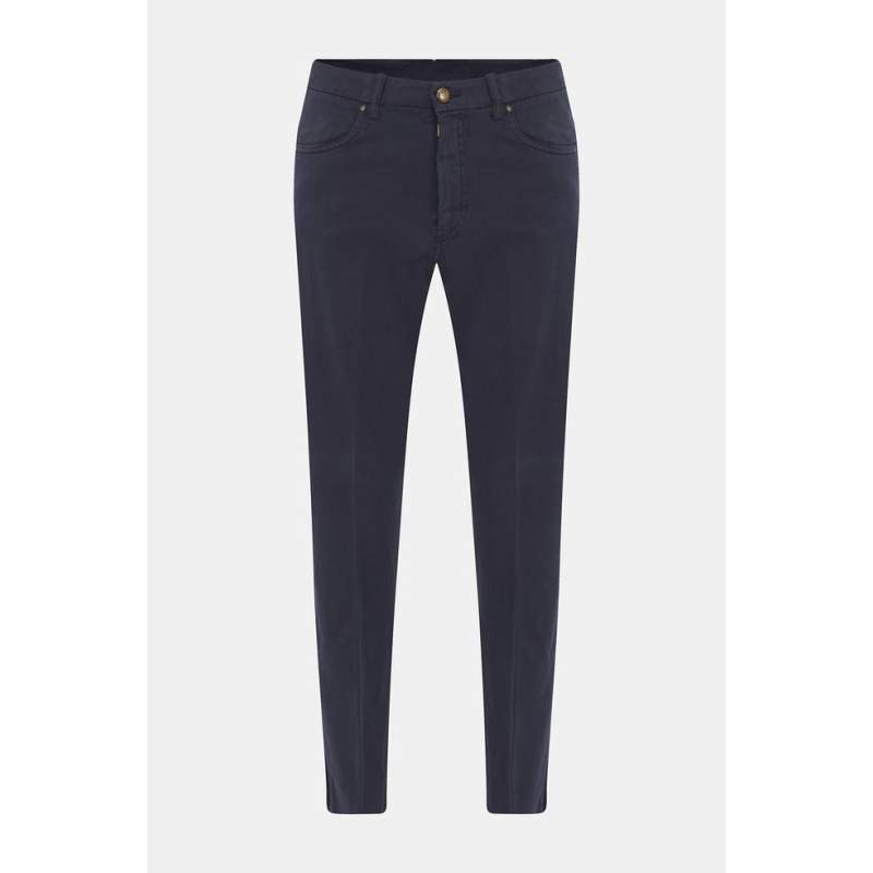 Vakko 5 POCKET NAVY BLUE TROUSERS