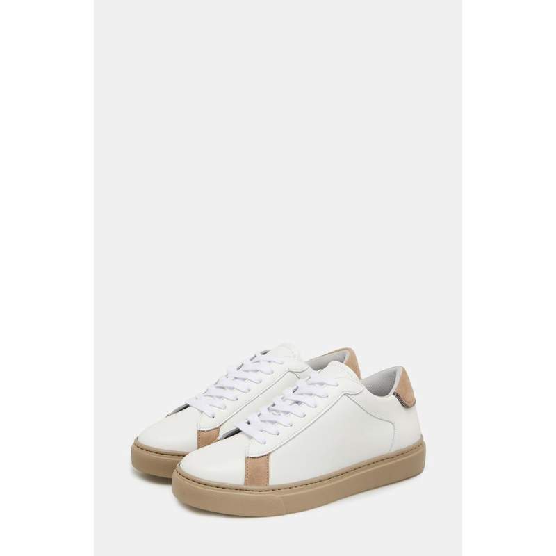 Fabiana Filippi WHITE LEATHER SNEAKER