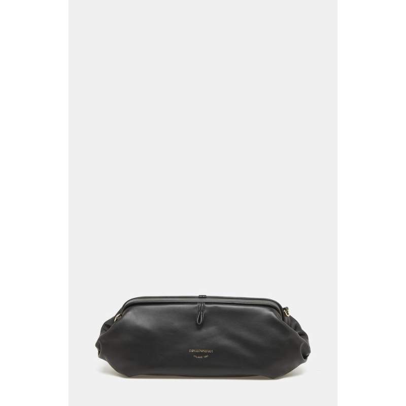 Emporio Armani BLACK LEATHER BAG