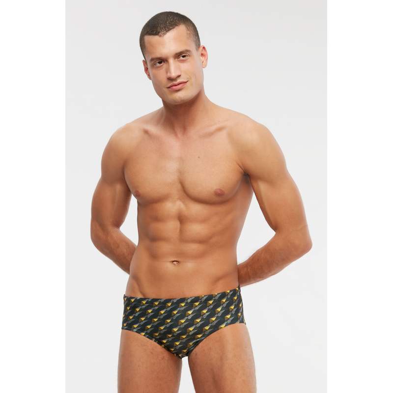 Delta Sail Pattern Sprint Swimsuit