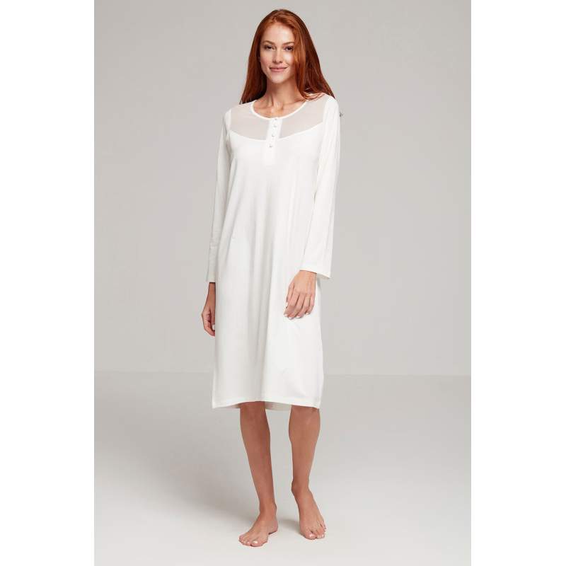 Stylish Nightgown with Mummy Buttons Stylish Nightgown with Mummy Buttons