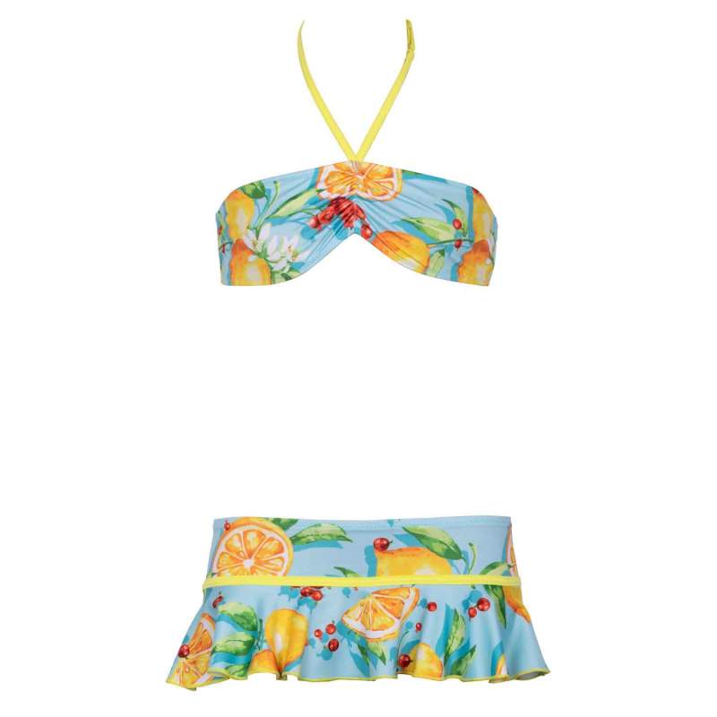 Grape Limon Kids Skirt Bikini Set