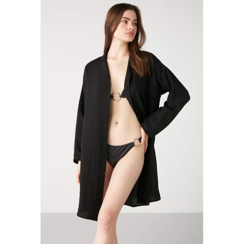 Berta Plain Color Long Sweatshirt