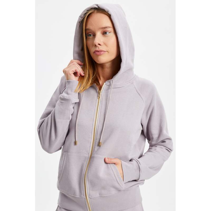 Pera Hooded Sweatshirt with Zipper Pera Hooded Sweatshirt with Zipper