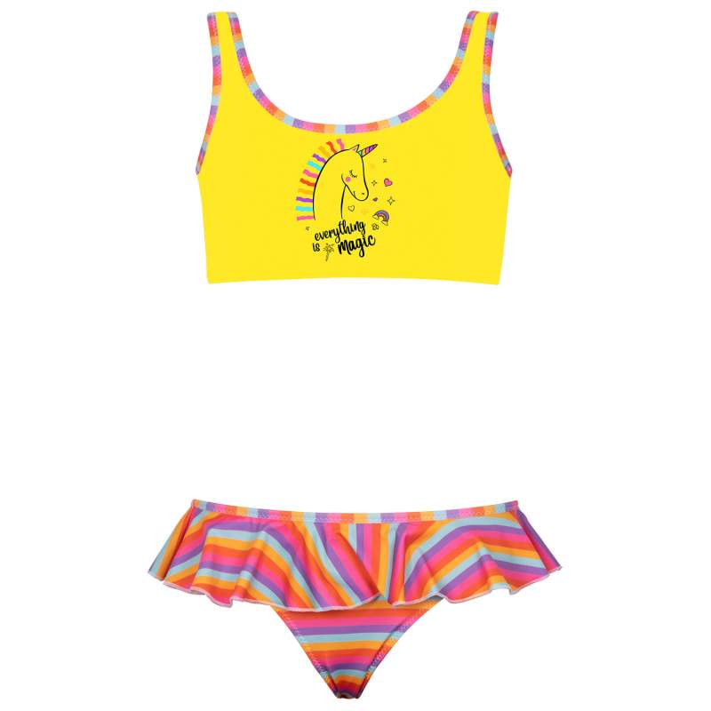 Magic ÇLine Unicorn Printed ÇKids Bikini