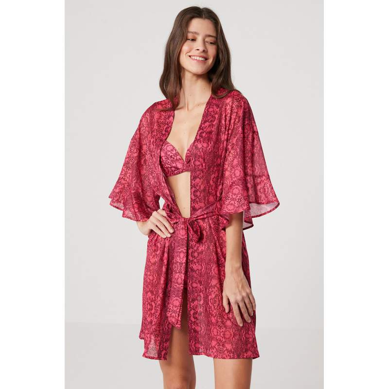 Blin Leopard Patterned Short Dress