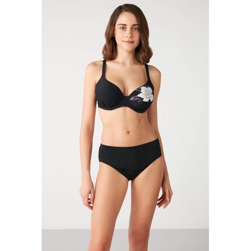 Mavan Gül Patterned Gathering Bikini