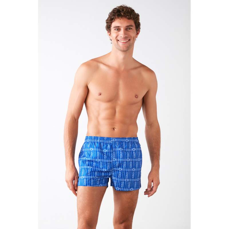 Knot Rope Patterned Shorts Knot Rope Patterned Shorts