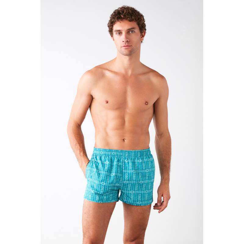 Knot Rope Patterned Shorts Knot Rope Patterned Shorts