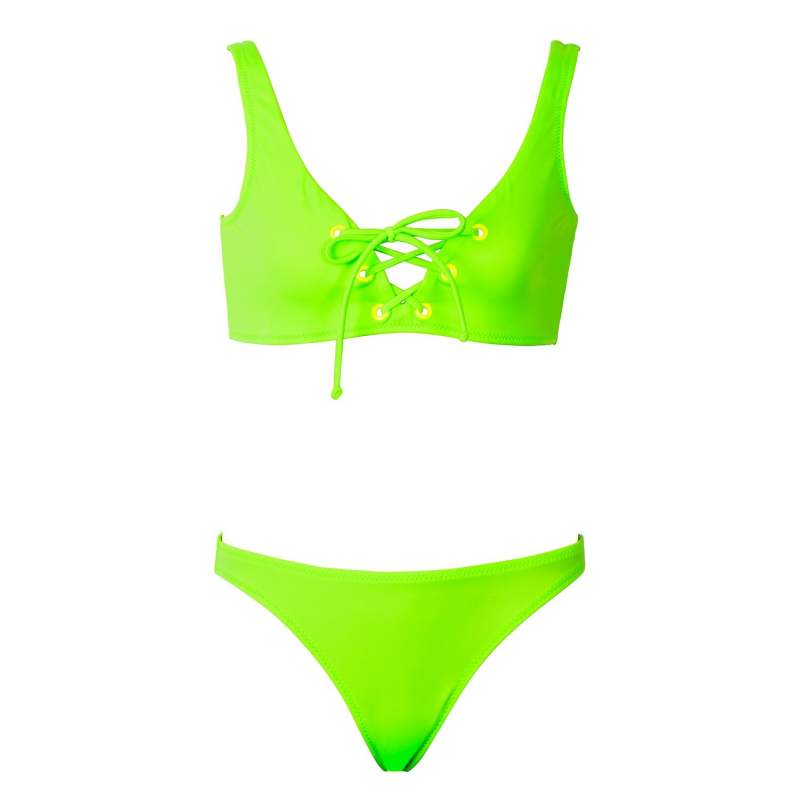 Lolita Neon Colored Girls Kids Bikini Set