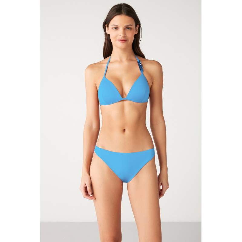 Cate Chain Detailed Üçgen Bikini