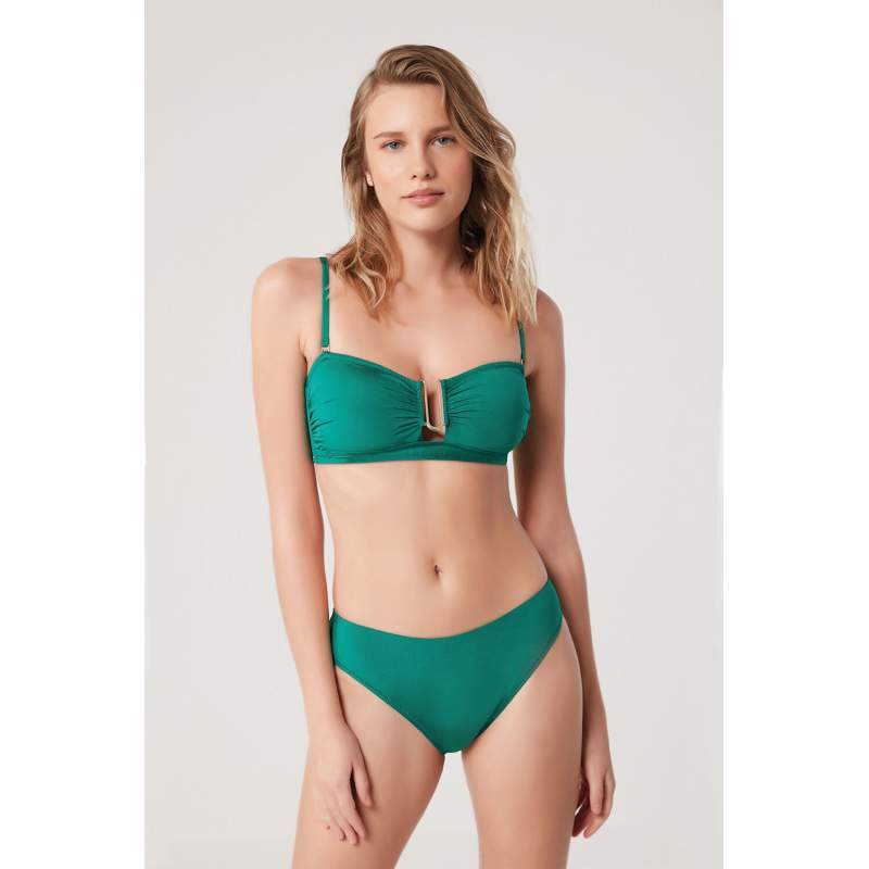 Emmanue Straight Color Strapless Bikini Emmanue Straight Color Strapless Bikini