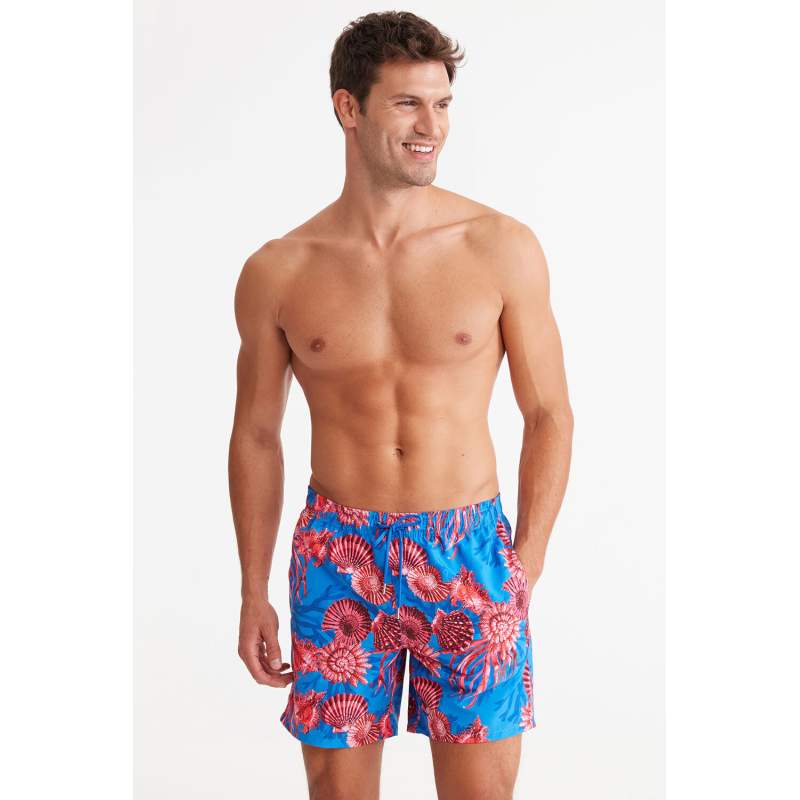 Scallop Shell Pattern Shorts