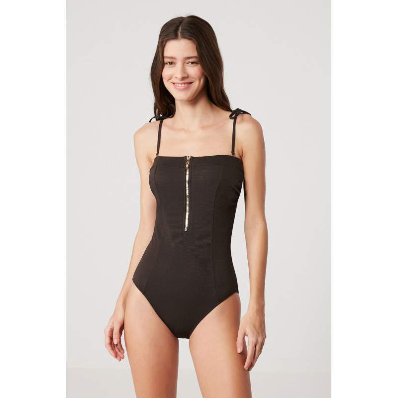 Kupritan Self-Textured Strapless Swimwear Kupritan Self-Textured Strapless Swimwear