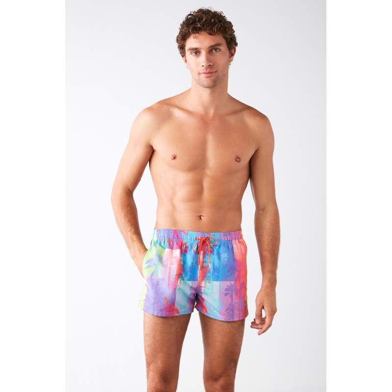 Fest Palm Patterned Sea Shorts Fest Palm Patterned Sea Shorts
