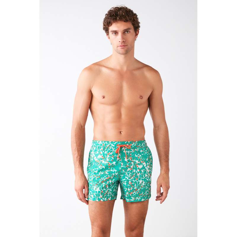 Gaze Frill Patterned Shorts