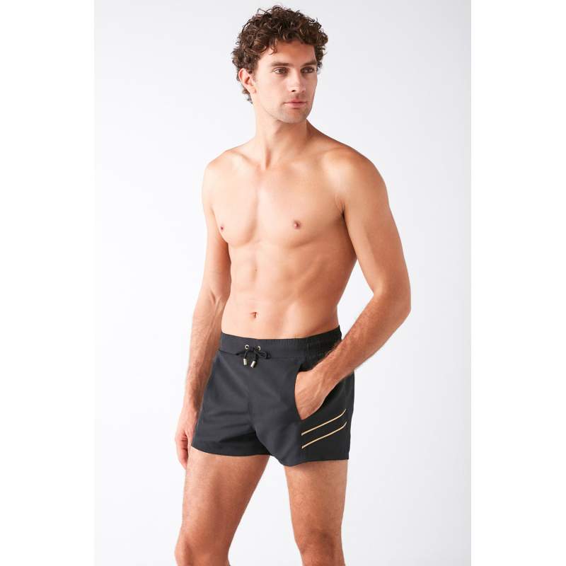 Marine Shiny Stripe Marine Shorts