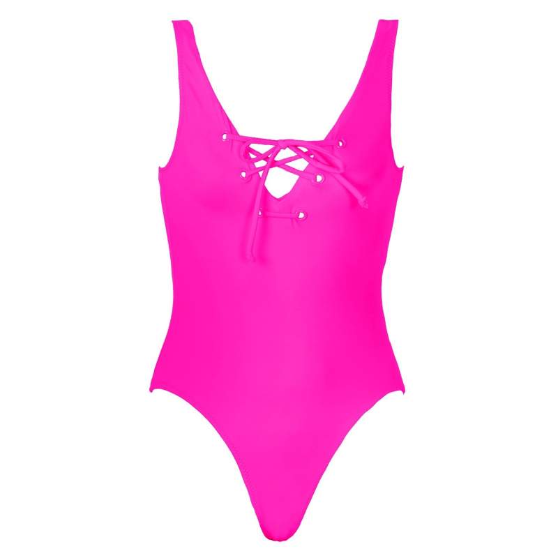 Lolita Neon Colored Girls Kids Swimwear