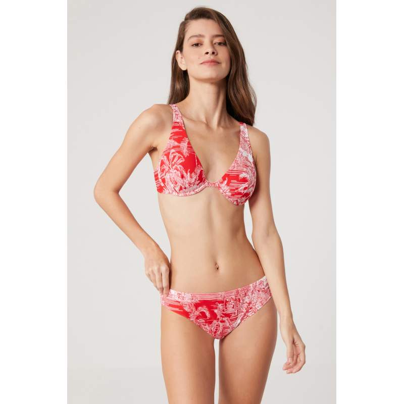 Hily Patterned Üçgen Bikini Hily Patterned Üçgen Bikini