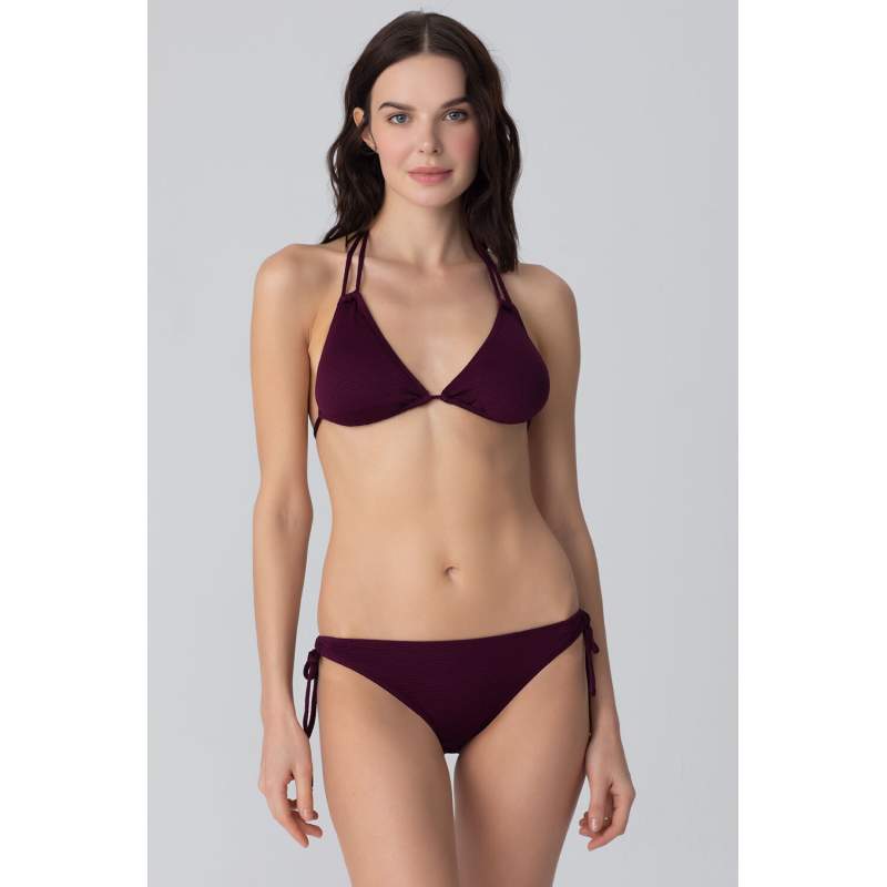 Fabio Drawstring Textured Üçgen Bikini Fabio Drawstring Textured Üçgen Bikini