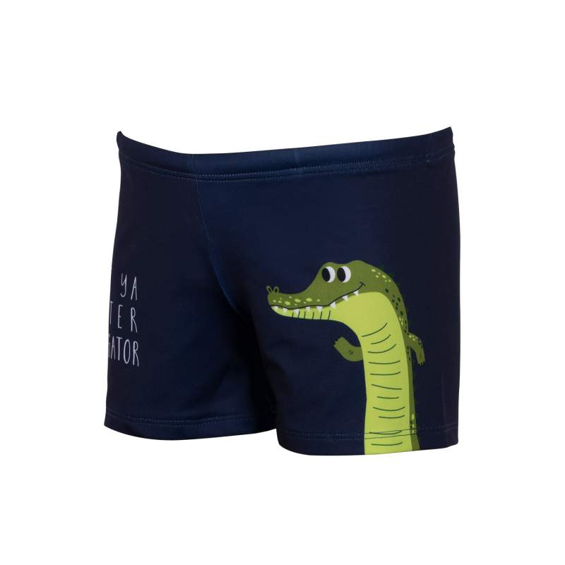 Alligator Printed Kids Shorts Swimsuit