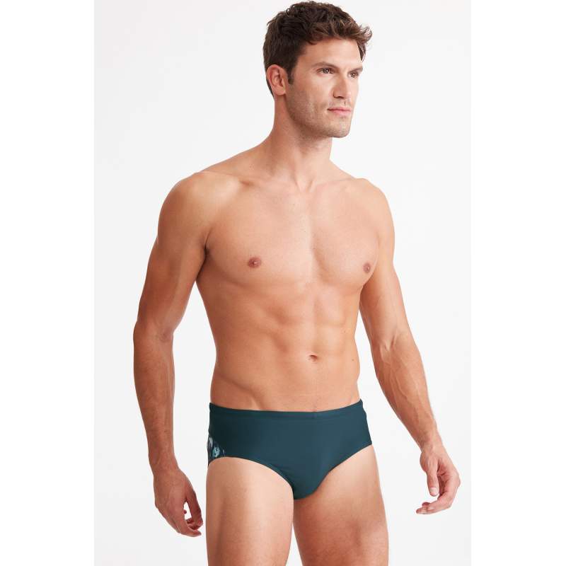 Birds Swallowç Patterned Straight Sprint Swimwear