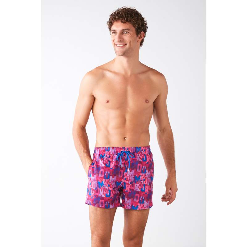 Row Kom Printed Marine Shorts